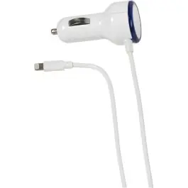 Cargador de Coche con Conexión Lightning IPHONE 1A - TV y Electrónica