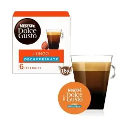 Cápsulas Nestlé Dolce Gusto Lungo Descafeinado - Pequeños Electrodomésticos