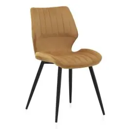 Silla tapizada en terciopelo GABAR VIVE modelo 8390 - Sillas