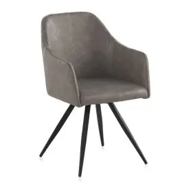Sillón tapizado en tela efecto piel GABAR VIVE modelo 839 - Sillas