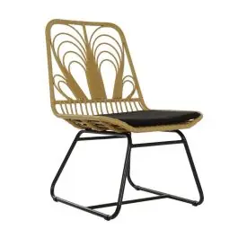 Silla ratán sintético y metal MB 178991 - Estancias