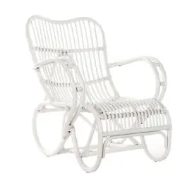 Butaca de ratán en blanco MB 175016 - Sillones