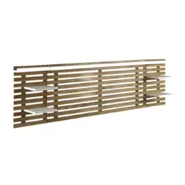 Cabecero de Madera Blanco y Roble Modelo NIDRA - Estancias