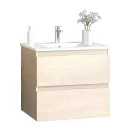 Mueble de Baño 60 cm con Lavabo en color Roble Malmo MAYA - Estancias