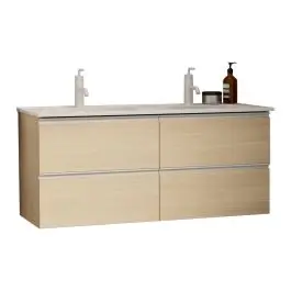 Mueble de Baño 120 cm con Lavabo en color Roble Malmo WABI - Estancias