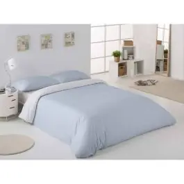 Funda Nórdica 200 Hilos Cama 135 GRETA Azul - Textil Hogar