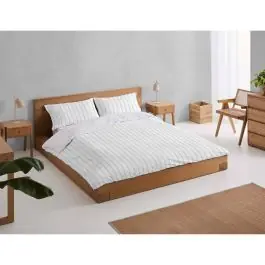 Funda Nórdica 200 Hilos Cama 150 RITA Perla - Textil Hogar