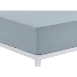 Sábana Bajera Ajustable Color Plata Cama de 90 - Textil Hogar