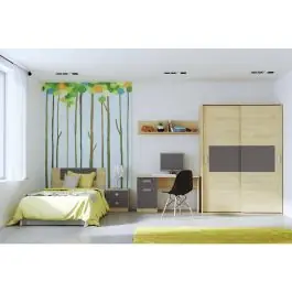 Dormitorio Juvenil con Armario DONALD 4 - Estancias