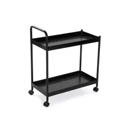 Mesa Auxiliar Negra con Ruedas 20880087 - Estancias