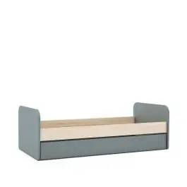 Cama con Cajón de Arrastre de color Verde ESTEBAN - Estancias