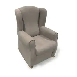 Butaca Balancín Tapizada en Tela PARÍS - Sillones