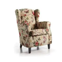 Butaca fija Orejera Estampada SONIA 7201 - Sillones