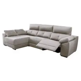 Chaise Longue Relax Eléctrico Tapizado en Tela Izquierda MÁXIMO - Sofás