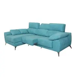 Chaise Longue Izquierda con Patas Metálicas MALTA - Sofás