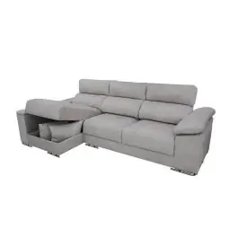Sofá Chaise Longue 3 plazas con Arcón Izquierda MARIA - Sofás