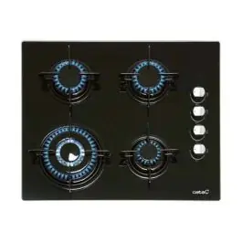 Encimera Gas Butano 4 Fuegos CATA CIB 6031 BK - Electrodomésticos