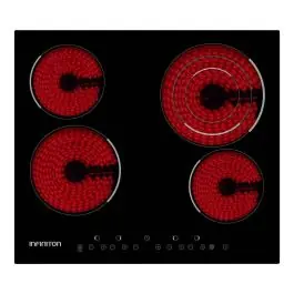 Placa Vitrocerámica 4 Zonas INFINITON VIT4T23 - Electrodomésticos