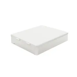 Canapé abatible madera 19 en blanco. Canapés FLEX 135X190 cm - Descanso