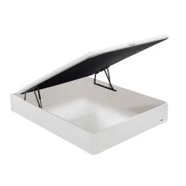 150X190 cm. Canapé abatible madera 19 en color blanco. Canapés FLEX - Descanso