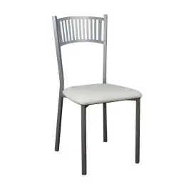 Silla de Cocina Tapizado Blanco ANET - Sillas