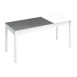 Mesa de Cocina Extensible Carro de Aluminio color Blanco VIENA 903 - Muebles