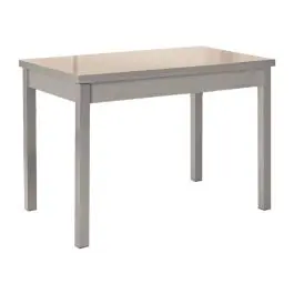 Mesa de Cocina Extensible con Tablero de Cristal PANES 814/AL - Muebles