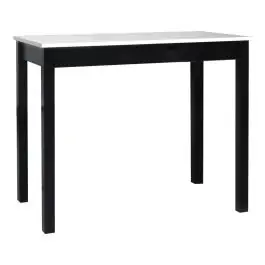 Mesa de Cocina Alta Negra con Tapa Laminada SENA 119/NG - Muebles