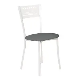 Silla de Cocina Blanca con Asiento Tapizado 897/BL - Sillas
