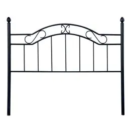 Cabecero de Metal Forjado de color Negro 135 cm DEIRDRE - Estancias