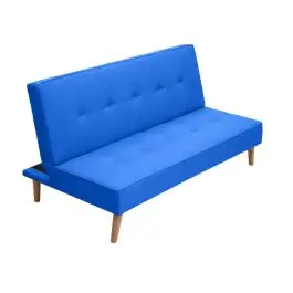 Sofá Cama Clic Clac con Patas de Madera Tapizado UNAI - Sofás