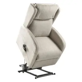 Sillón Relax con Levanta Personas Tapizado en Tela TREVISO - Sillones