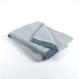 Manta Multiusos LUCCA 225X260 Aqua 472986 - Textil Hogar