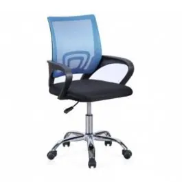 Silla de oficina mod. Sochi con patas cromadas - Sillas