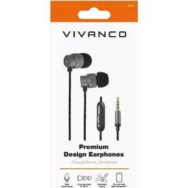 Auricular botón con micrófono VIVANCO 61739 - TV y Electrónica