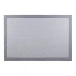 Alfombra de Tejido de Vinilo Color Gris 140x200 - Decoración
