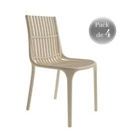 Juego de 4 Sillas de Comedor Apilables MILAN