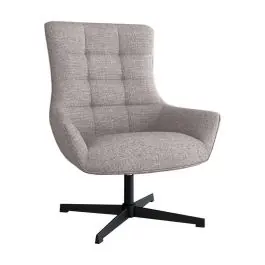 Butaca Giratoria con Patas de Metal en Negro IRIS CG1726 - Sillones