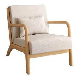 Butaca de Madera con Cojines Tapizados UME CG1734 - Sillones