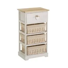 Mueble de 1 Cajón y 3 Cestas SWEET HEART 98968 - Muebles