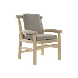 Sillón Teca de Poliéster Color Gris Claro MB-178755