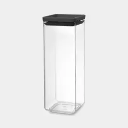 Bote Cuadrado 2,5 L Tasty + Dark Grey BRABANTIA - Menaje