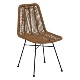 Silla de Comedor de Color Natural de Polietileno 611271 - Sillas