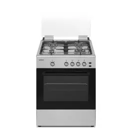 Cocina de Gas 4 Fuegos INFINITON con Horno INOX CC61EHX - Electrodomésticos