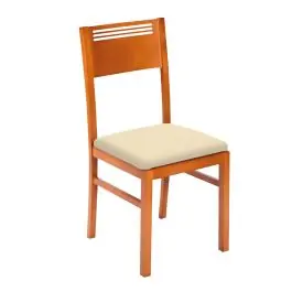 Silla de Cocina con Asiento Tapizado y Estructura de Madera 183 - Black Friday Shiito