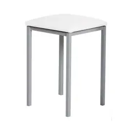 Taburete de Cocina de Metal con Asiento Tapizado 780/AL - Muebles
