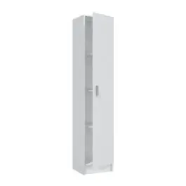 Armario de Melamina Blanco de 1 Puerta 007141O - Muebles