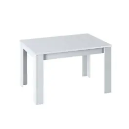 Mesa de comedor extensible blanca artik 004586A - Muebles