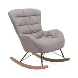 Balancín beige acolchado de estilo nórdico GABAR 10417 - Sillones