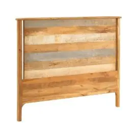Cabezal de Madera Maciza de Mango 145 cm Gris GABAR 10711 - Estancias
